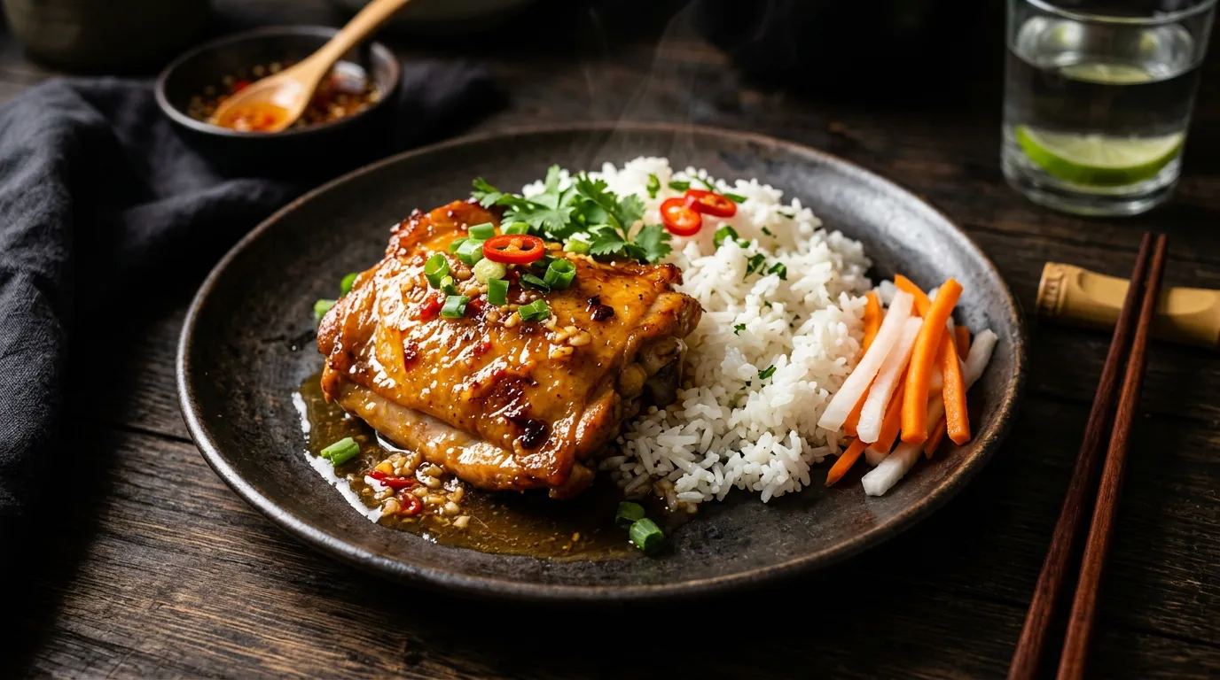 Diesel Cure — Ginger Chicken over Rice